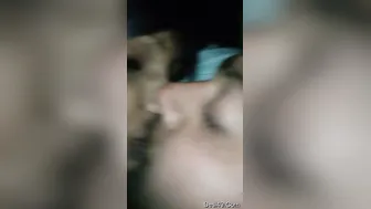 GF Moaning While Boyfriend Sucks Her Big Soft Tits