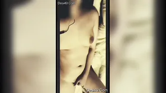 Beautiful Desi Babe Filming Her Naked Body In The Mirror