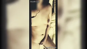 Beautiful Desi Babe Filming Her Naked Body In The Mirror
