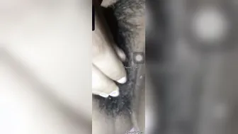 Horny GF Spreading And Showing Her Pussy On Camera
