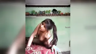Shy GF Recording Her Naked Body Secretly For Lover