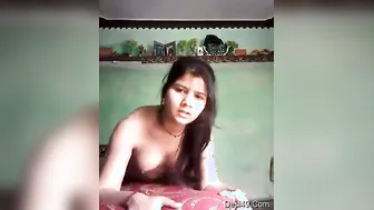 Shy GF Recording Her Naked Body Secretly For Lover