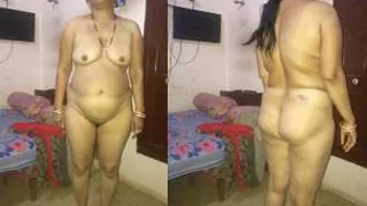 Village Bhabhi Slowly Stripping Everything Off For Lover