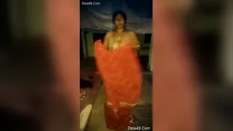 Village Bhabhi Slowly Stripping Everything Off For Lover