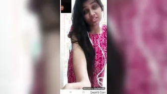 Desi Babe Spreading Her Pussy Wide Open During Video Call