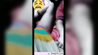 Village Bhabhi Flashing Her Big Boobs During Late Night Call