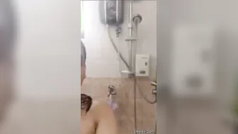 Bathing Village Babe Secretly Recording Herself Getting All Wet
