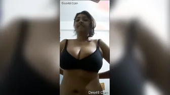 My Desi GF Exposing Her Tight Body For Me In Bedroom
