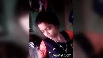 My Cute Desi Babe Showing Off Her Natural Boobs Just For Me