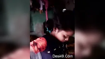 My Cute Desi Babe Showing Off Her Natural Boobs Just For Me