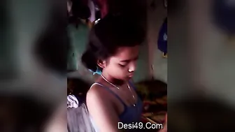 My Cute Desi Babe Showing Off Her Natural Boobs Just For Me