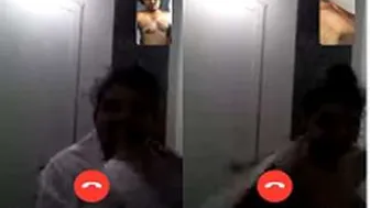 Married Bhabhi Teasing With Her Big Boobs On Late Night Video Call