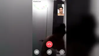 Married Bhabhi Teasing With Her Big Boobs On Late Night Video Call