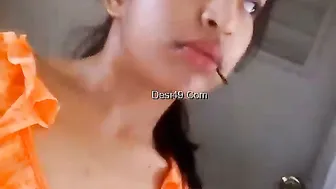 Shy Desi GF Flashing Her Perfect Tits For Her Lover