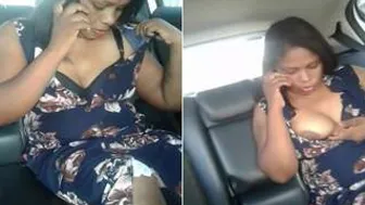 Tamil Aunty Flashing Her Assets To Driver Outside Her House