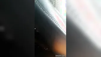 Tamil Aunty Flashing Her Assets To Driver Outside Her House