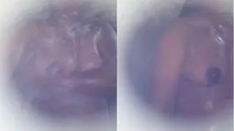 Sexy Wife Bathing Naked Captured On Camera In Bathroom