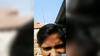 Village Girl Next Door Flashing Her Tits And Pussy Outside