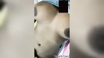 Shy GF Stripping Naked Exposing Her Tits And Pussy