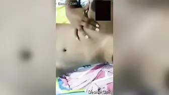 Shy GF Stripping Naked Exposing Her Tits And Pussy