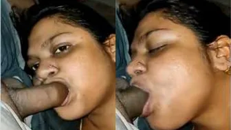 Naughty Bhabhi From Village Sucking Her Husband's Thick Hard Cock