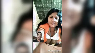Village Wife Stripping Naked On Video Call Showing Everything Off