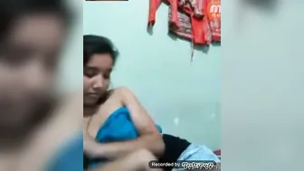 Cheating Wife Showing Her Tits And Pussy To Her Secret Lover