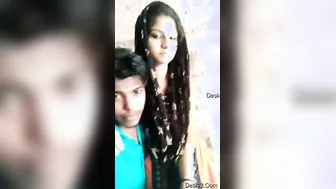 Lovers Getting Intimate Recording Their Private Romance Selfie