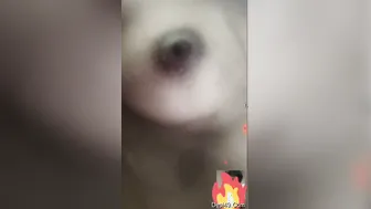 Married Woman Flashing Her Tits On Video Call With Her Lover