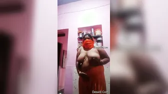 Horny Bhabhi Playing With Her Huge Natural Boobs Feeling Lonely