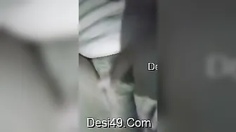 Horny GF Recording Herself Fingering Pussy In Bedroom