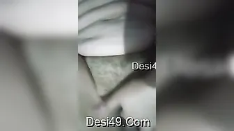 Horny GF Recording Herself Fingering Pussy In Bedroom