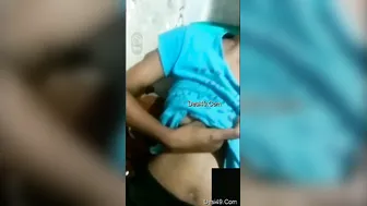 Cute Desi GF Flashing Her Perky Tits On Private Video