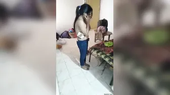 Hot Desi Lovers Making Out Before She Goes Down On Him Hard