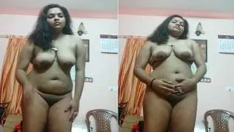 Desi Babe Recording Herself Nude Teasing With Her Sexy Body Now