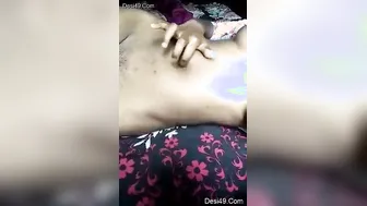 Shy Desi GF Revealing Her Perky Boobs On Camera For Him