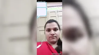 Horny GF Flaunting Her Tits And Pussy On Dirty Video Call