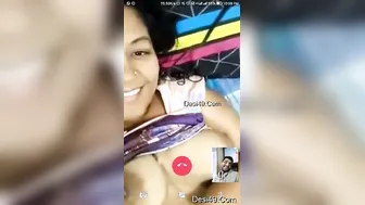 Desi Married Woman Showing Off Her Tits During Video Call