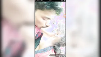 Desi GF Making Out And Flashing Her Tits For Lover