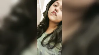 Sweet Desi GF Showing Off Her Perky Tits On Camera