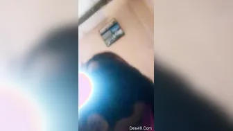 Cute Desi GF Getting Her Boobs Sucked By Hungry Lover