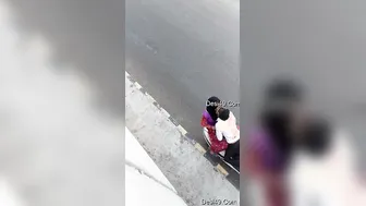 Desi Couple Making Out And Getting Touchy In Outdoor Location