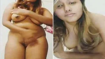 Gorgeous Desi GF Filming Her Nude Body In Private Room