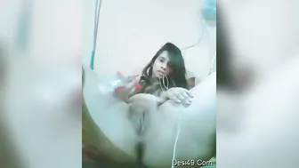 Horny Desi Wife Pleasuring Herself With Thick Dildo At Home