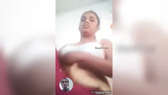 Shy GF Lifting Her Top Showing Me Her Perfect Tits