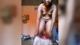 Recording My Naked GF Dancing For Me Before We Fuck Hard