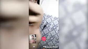 Naked GF Bathing Live On Video Call Getting So Horny