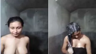 Young Village Babe Bathing Naked Caught On Hidden Camera