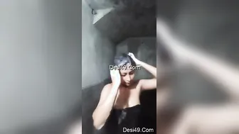 Young Village Babe Bathing Naked Caught On Hidden Camera