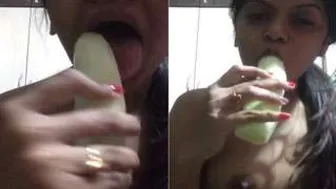 Horny Housewife Bhabhi Touching Herself Alone In Bedroom